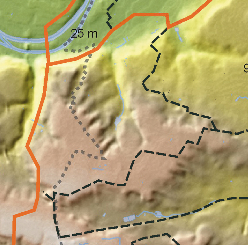 Carte du relief