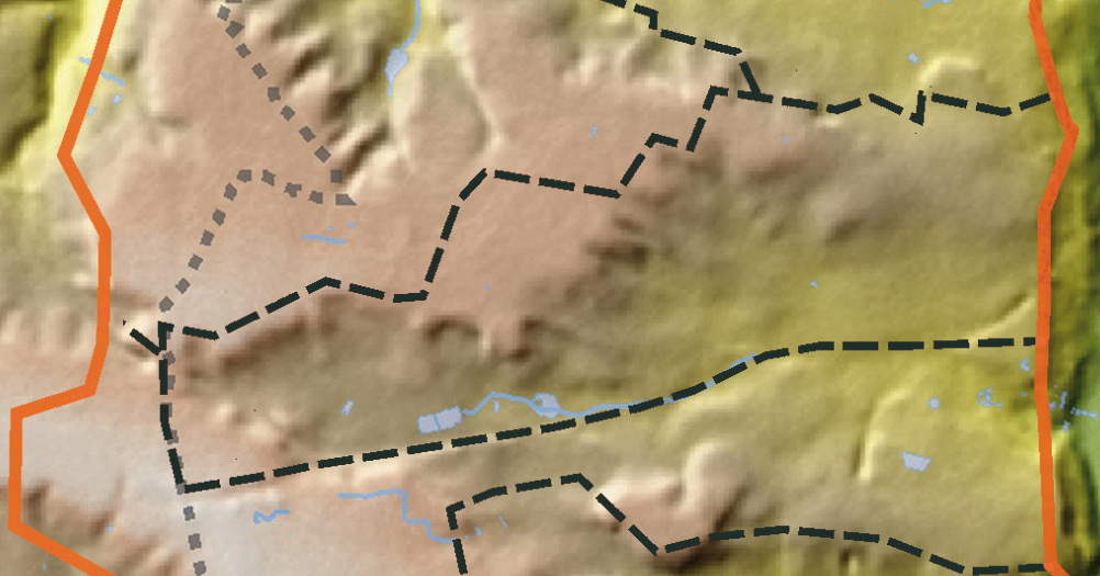 Carte du relief