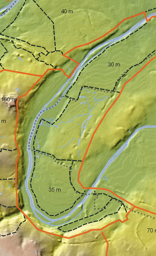 Carte du relief 