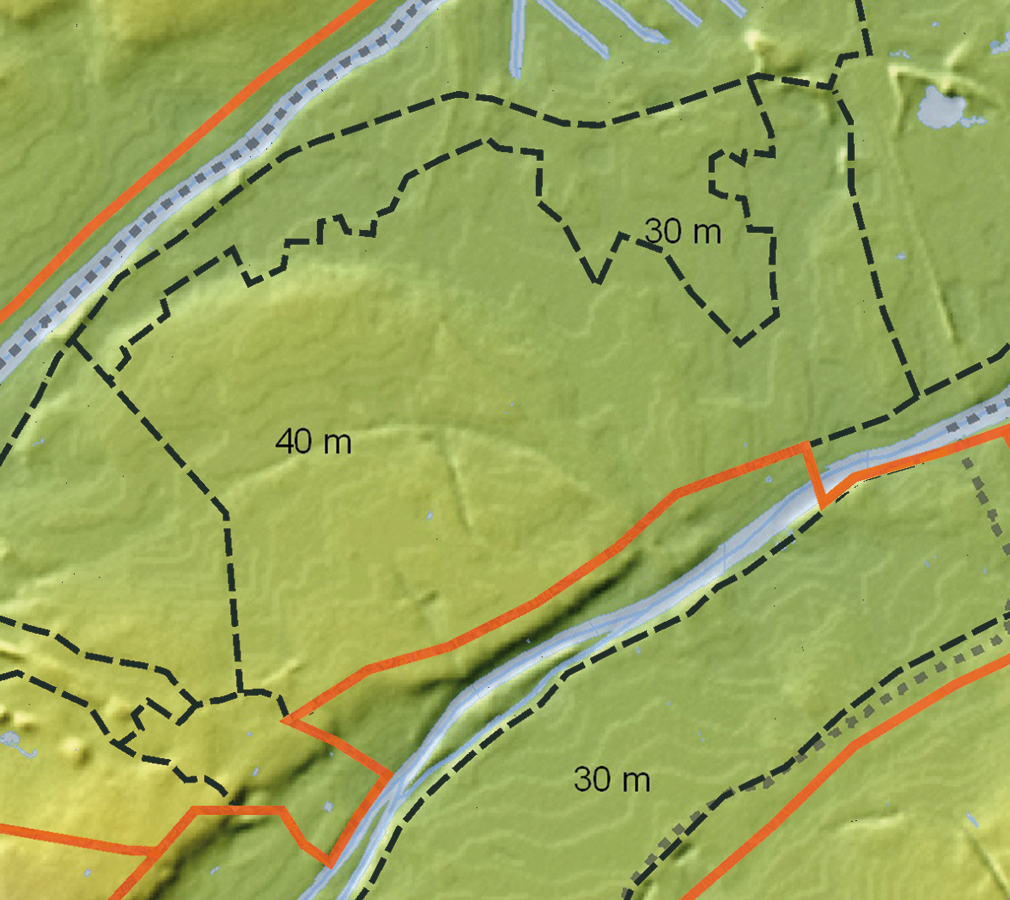 Carte du relief 