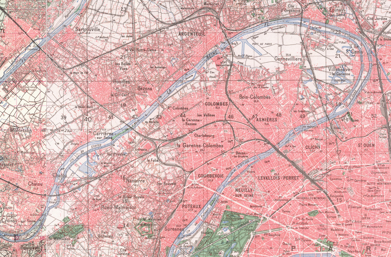 Carte IGN de 1950