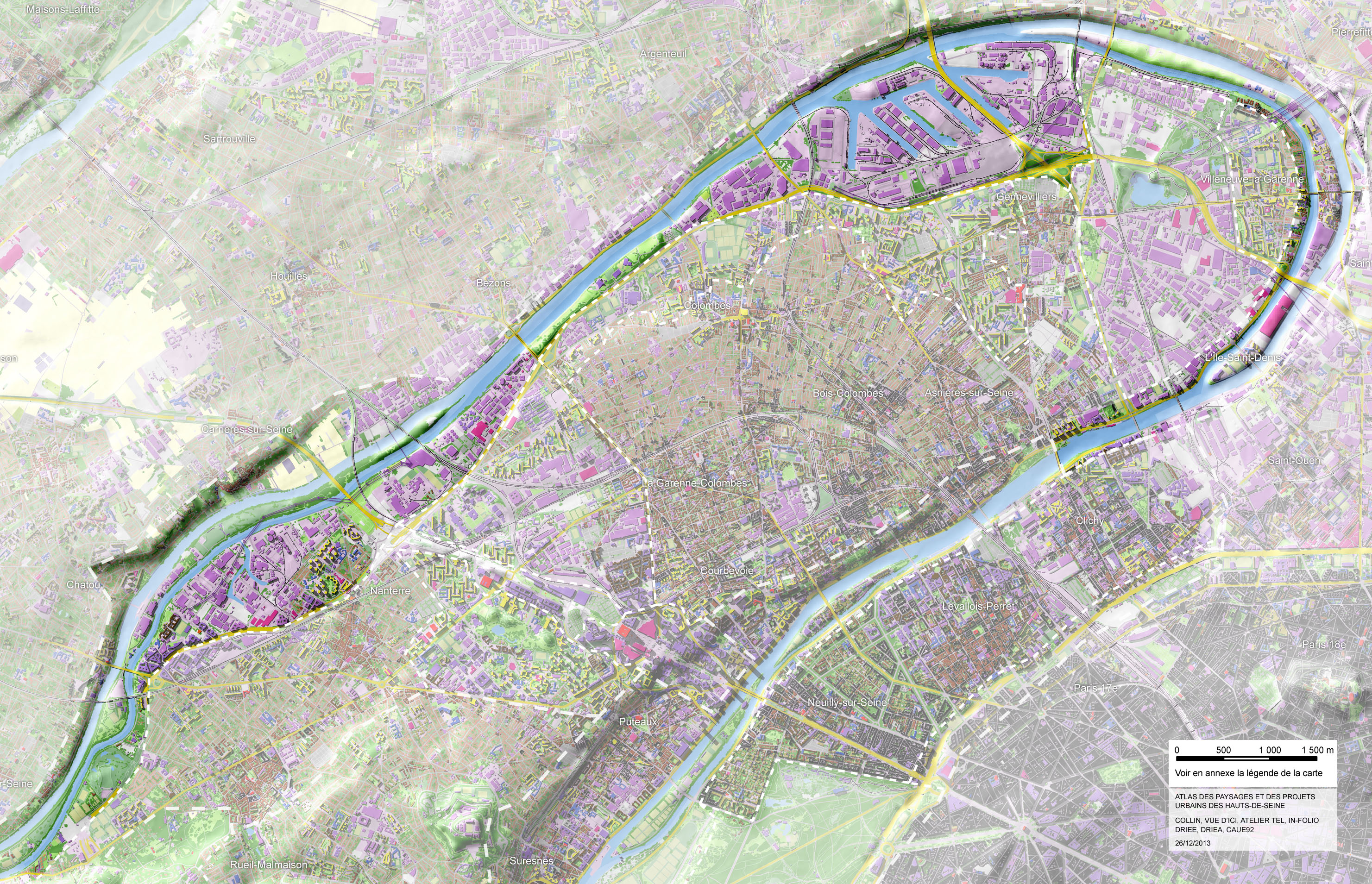 Carte de la sous-unité de la Seine des ports