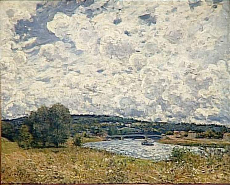 Alfred Sisley (1839-1899), La Seine à Suresnes, 1877, Paris, Musée d’Orsay