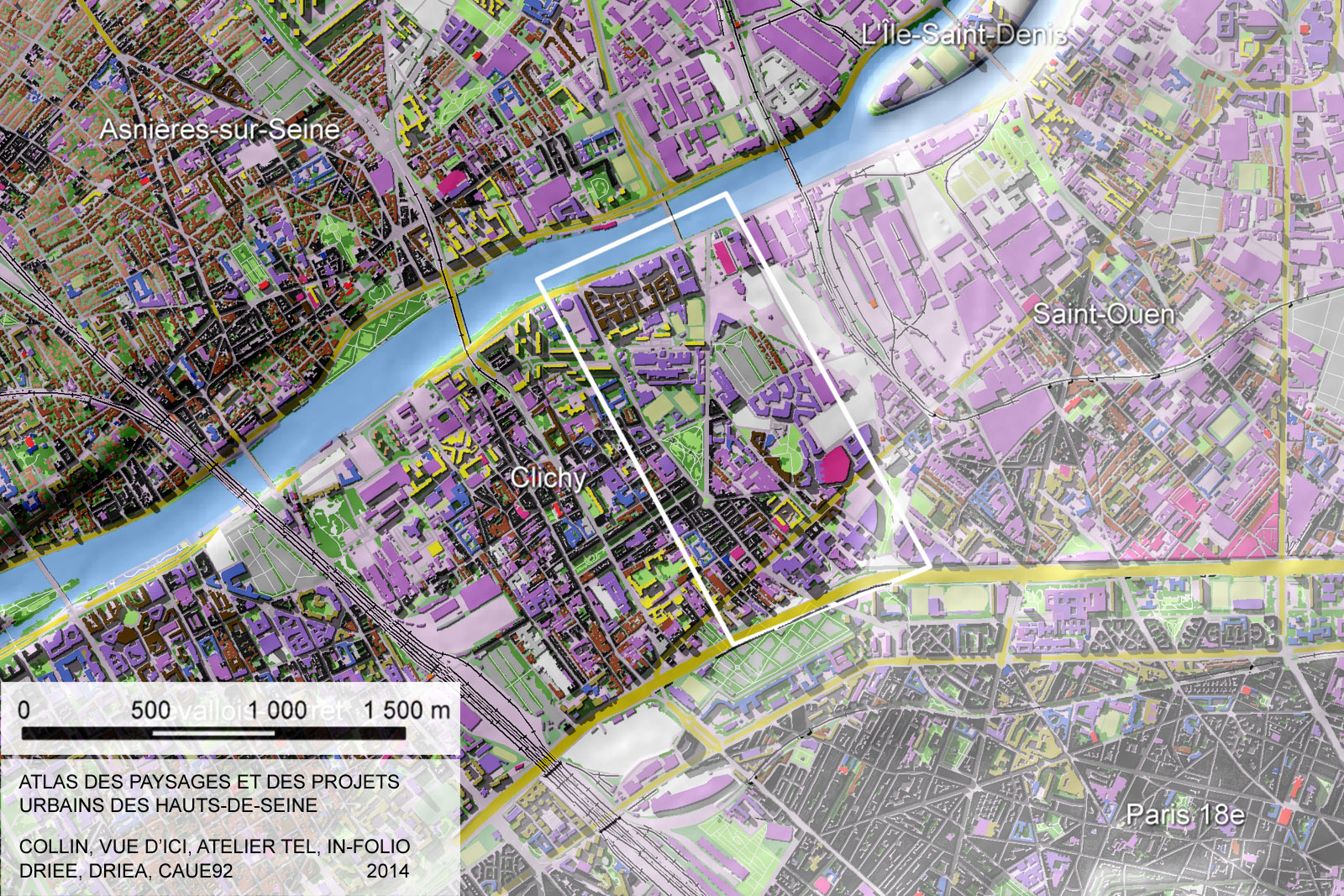 Carte de localisation du Plan-Guide de Clichy
