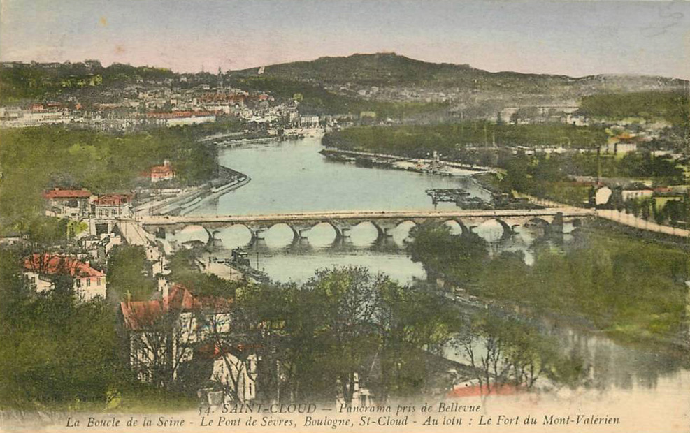 Le Mont-Valérien, carte postale, collection particulière