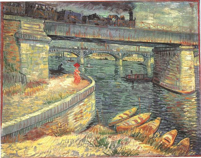 Vincent van Gogh (1853–1890). Pont sur la Seine, à Asnières, 1887, Zürich,Fondation Burle