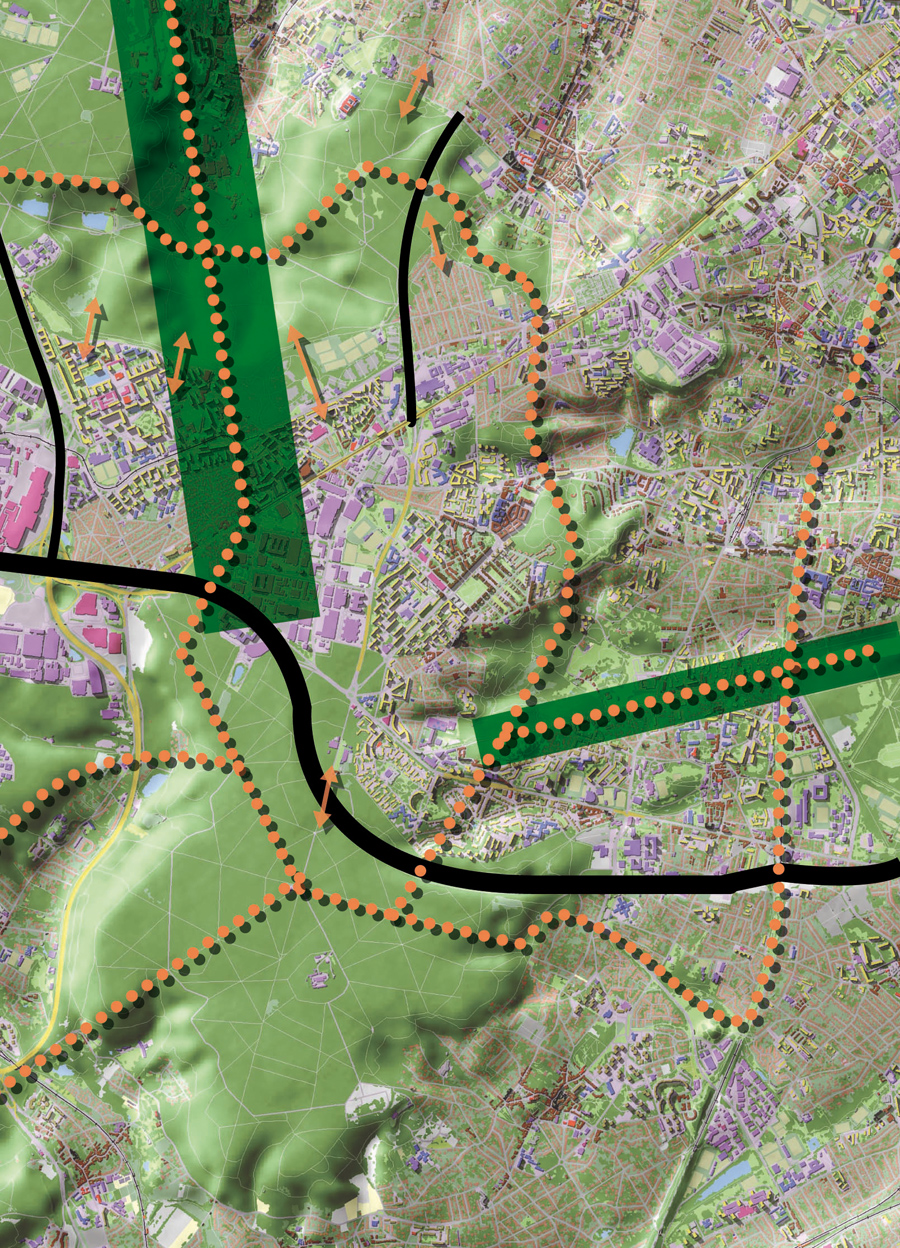Réseau des parcs, un programme de promenades pour valoriser le patrimoine en place, et le mettre en lien avec la coulée verte du TGV