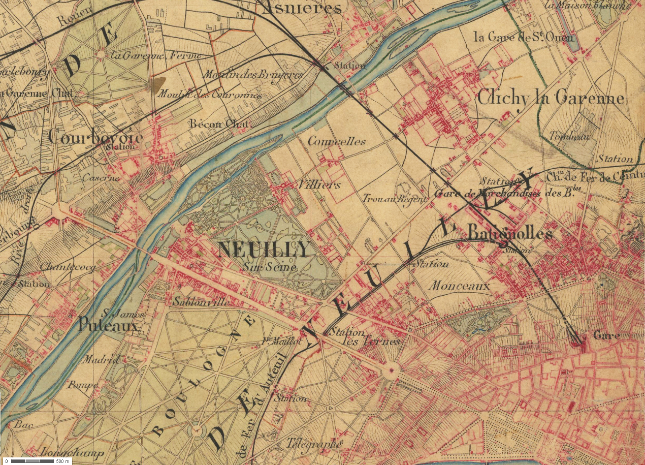 Carte d’état-major, début XIXe siècle