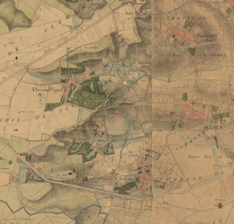 Carte d’état-major, début XIXe siècle