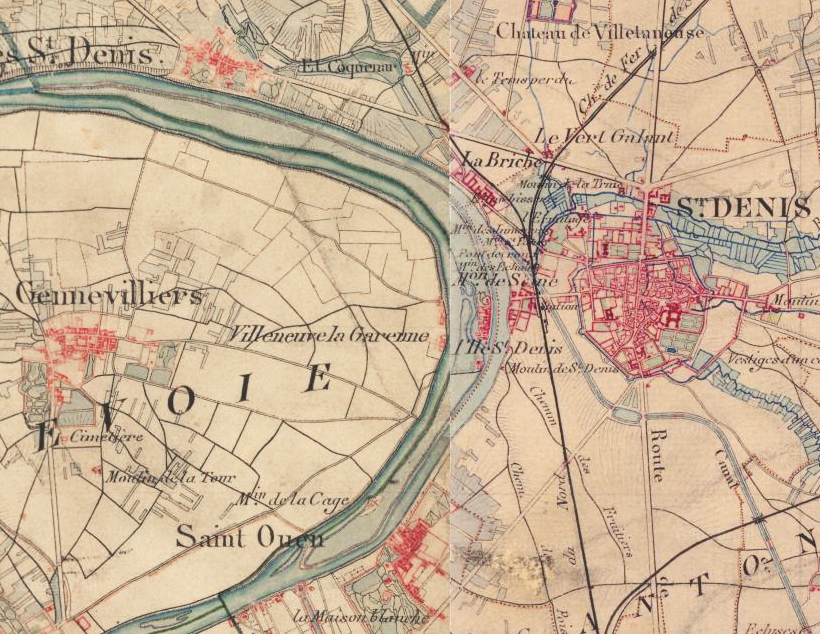Carte d’état-major, début XIXe siècle