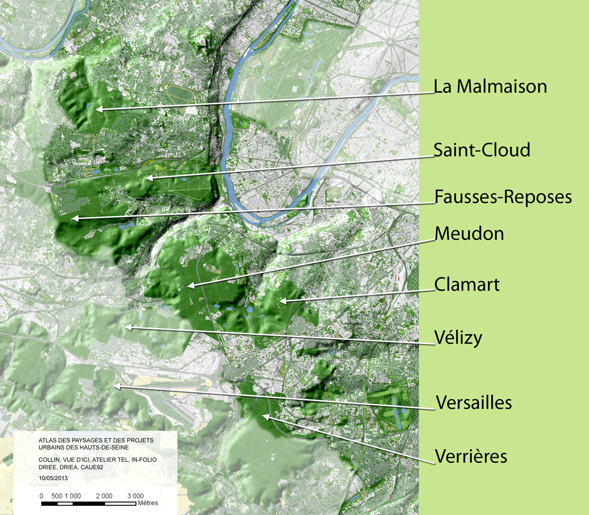 Carte de la végétation