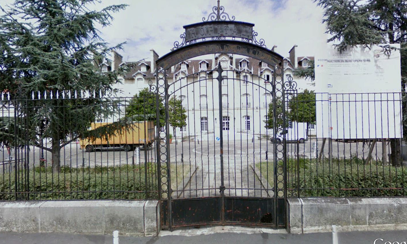 Hopital de Nanterre (Photo prise avec google street view)