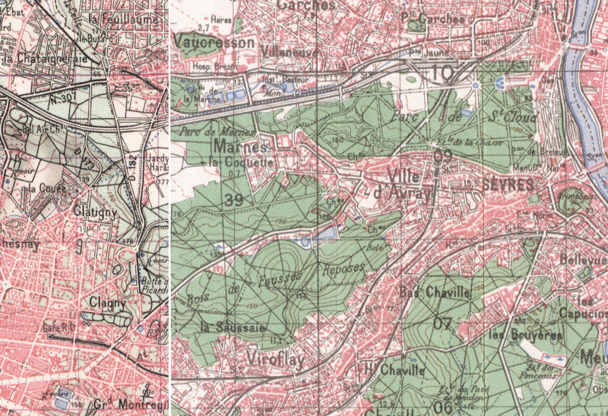 Carte IGN de 1950