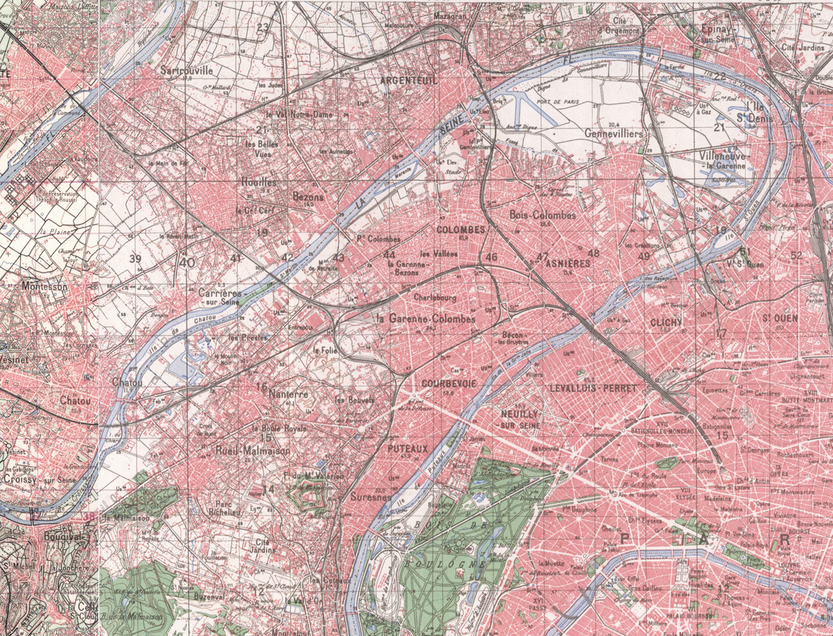 Carte IGN de 1950