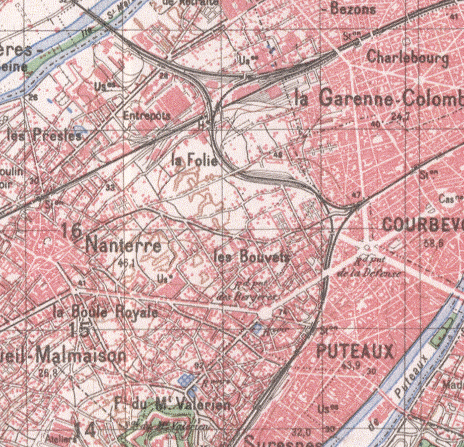 Carte IGN de 1950