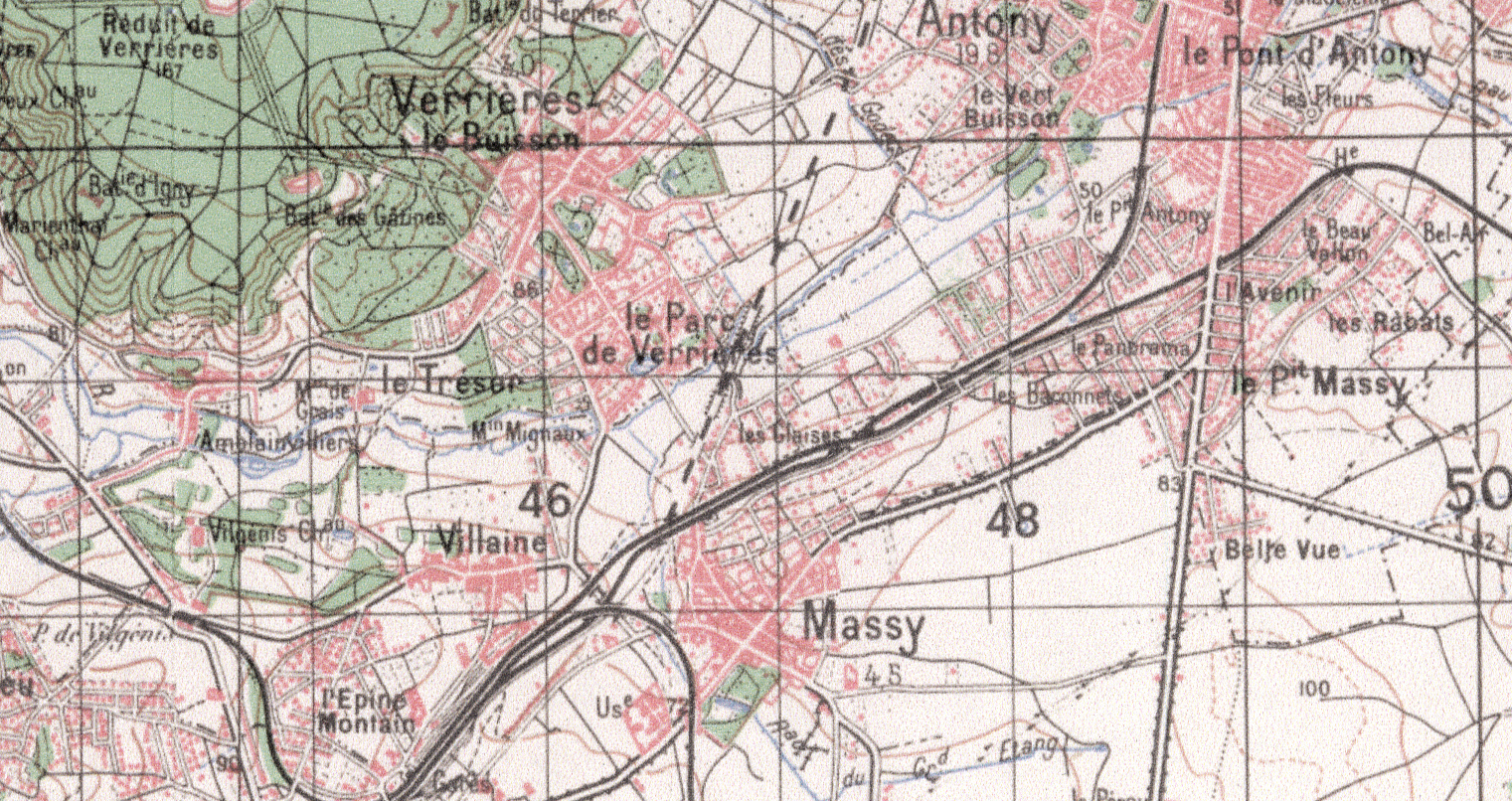 Carte IGN de 1950