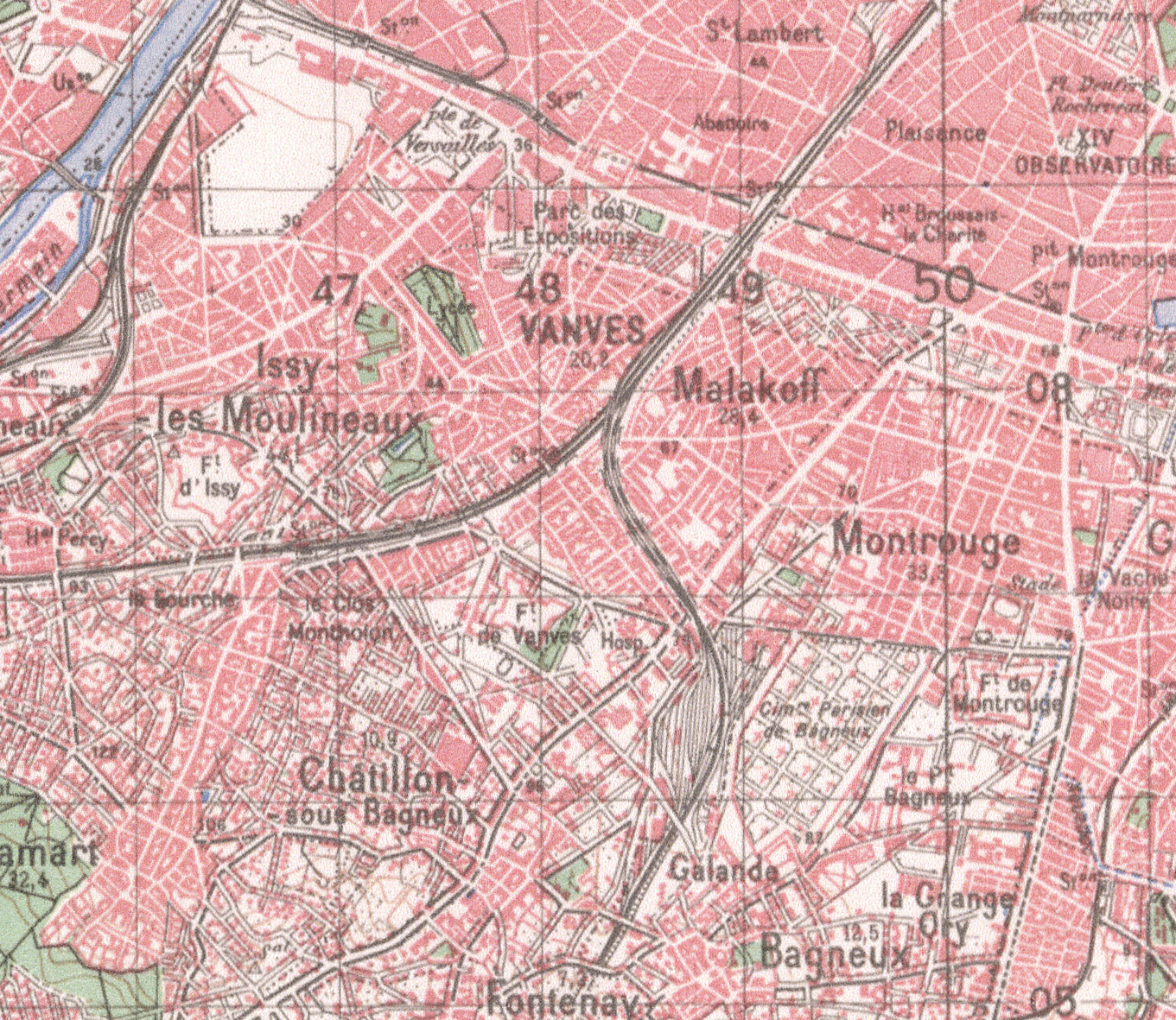 Carte IGN de 1950
