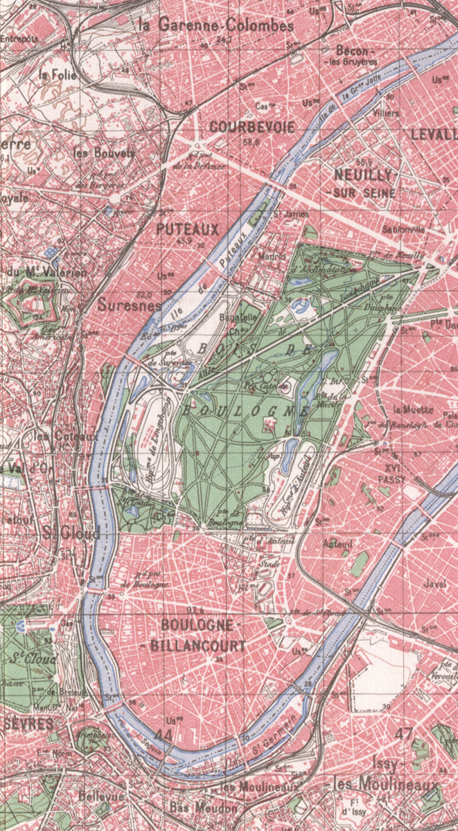Carte IGN de1950