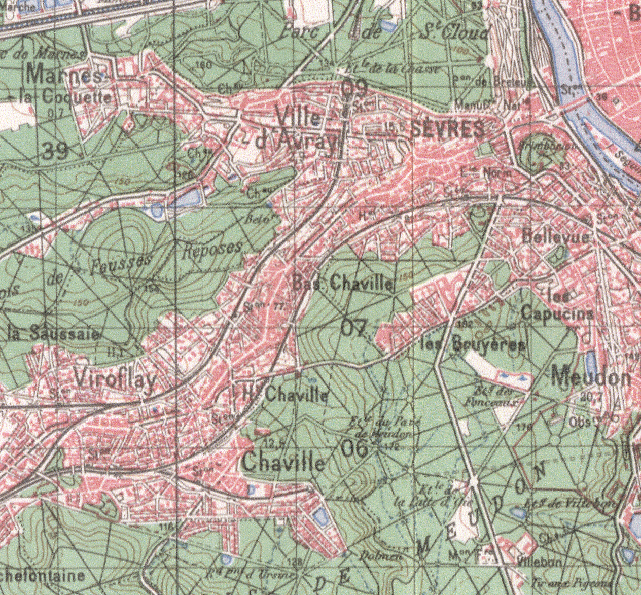 Carte IGN de 1950