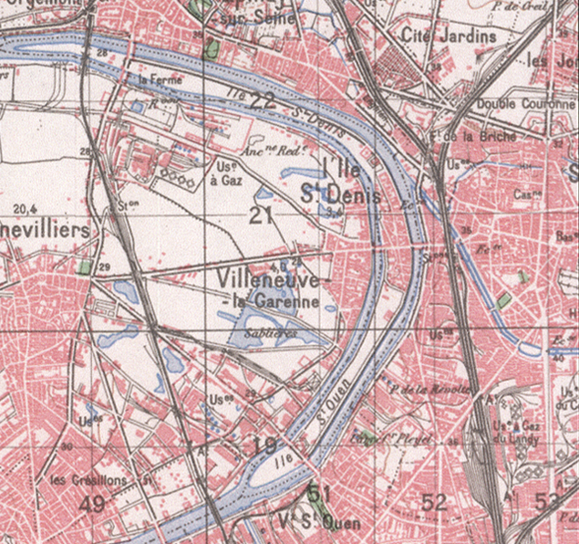 Carte IGN de 1950