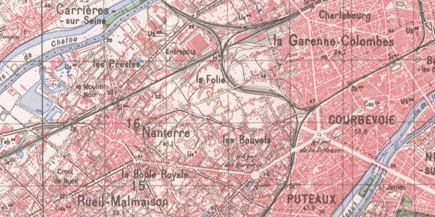 Carte IGN de 1950