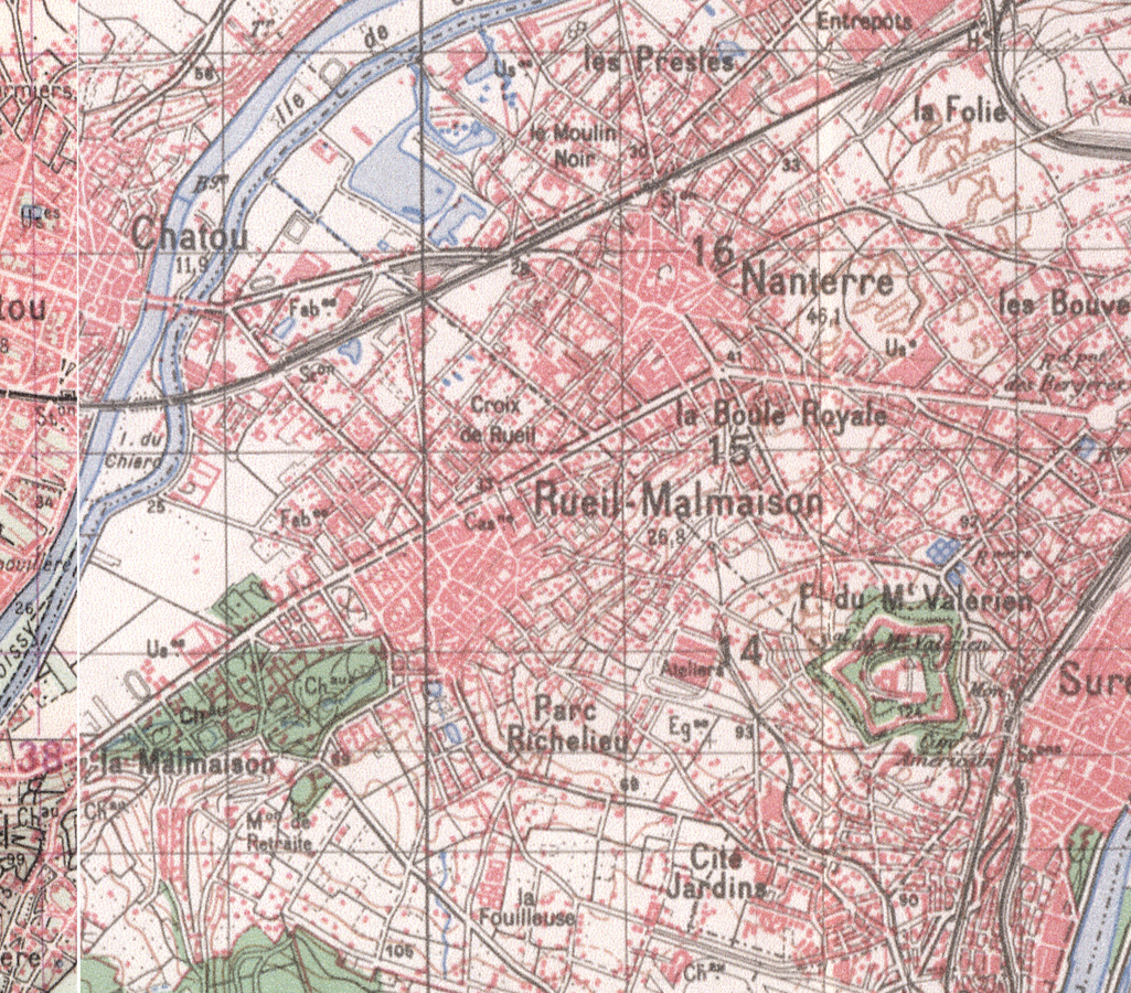 Carte IGN de 1950