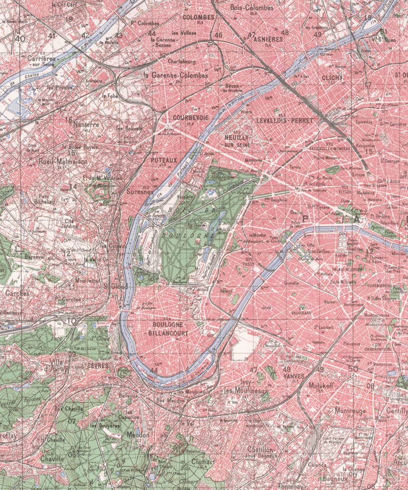Carte IGN de 1950