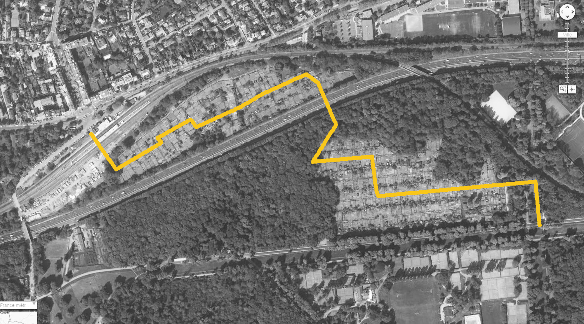 Parc de Saint-Cloud, hypothèse de travail : se promener dans les jardins potagers