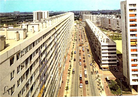 Gennevilliers, cité du Luth, vue ancienne