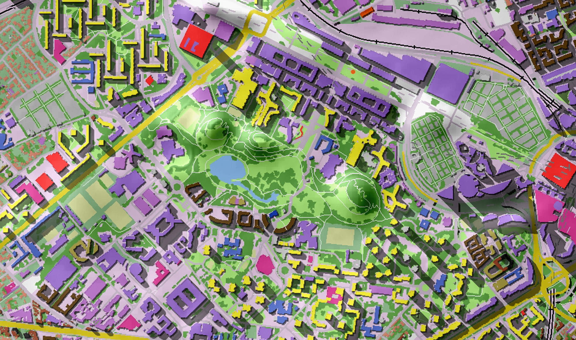 Le parc André Malraux à Nanterre, un lien à renforcer avec le quartier de la Défense ?