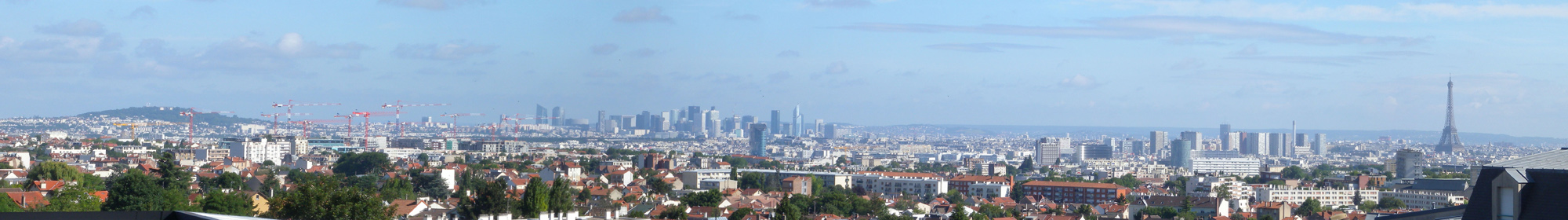 Le quartier de la Défense vu depuis Chatillon