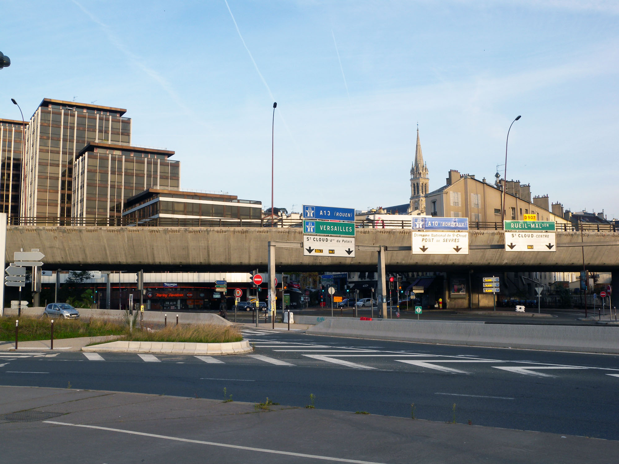 L'emprise des infrastructures routières à Saint-Cloud