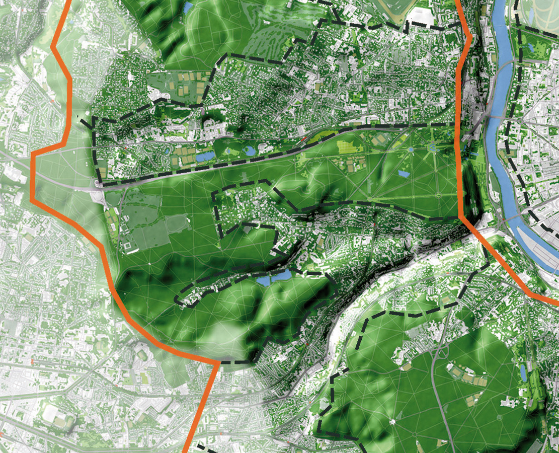 Carte des boisements