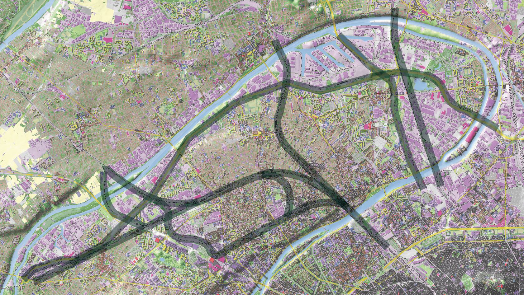 Autoroutes et voies ferrées