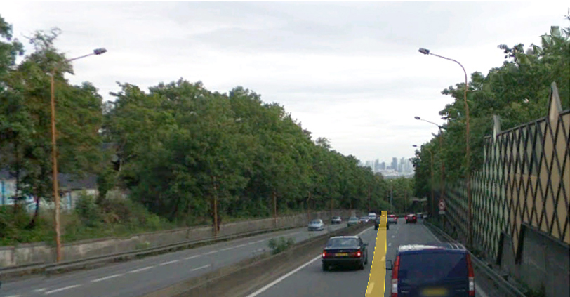 RN118 entre Vélizy et Sèvres