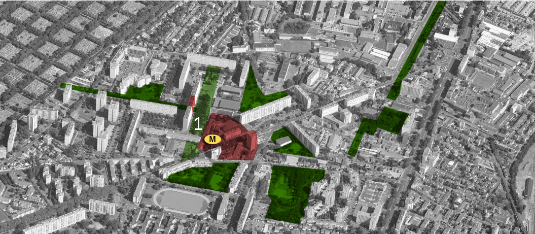 Bagneux, vision synthétique du programme du quartier nord