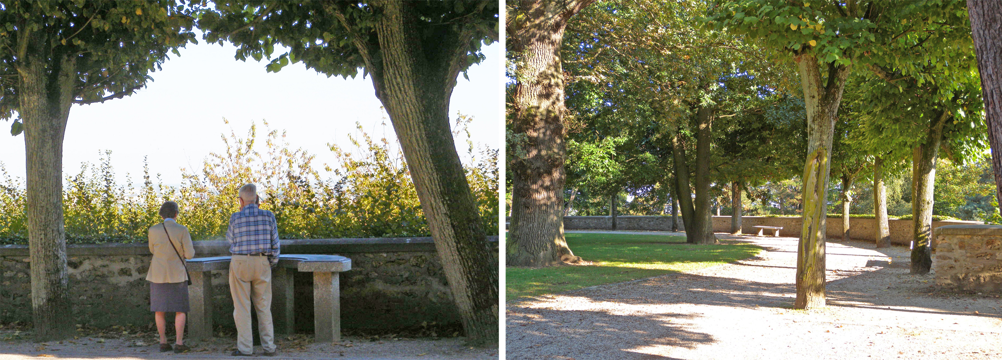 La terrasse du parc Henri Sellier