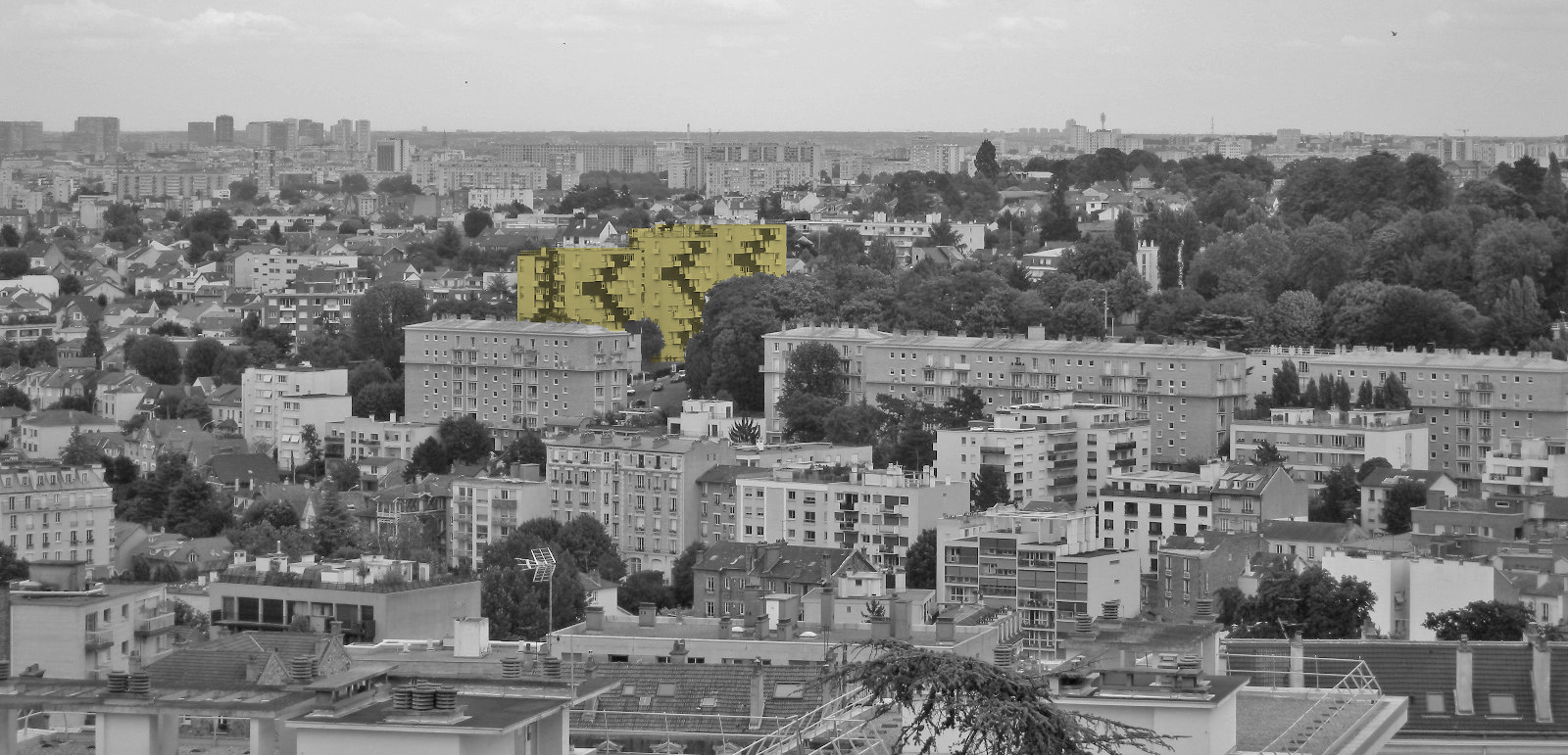 Vue depuis la terrasse de Meudon